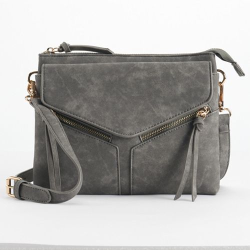 Violet Ray Leanna Faux-Suede Crossbody Bag