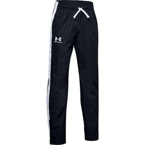 under armour track pants black