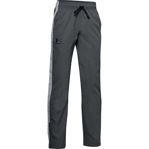 grey under armour track pants