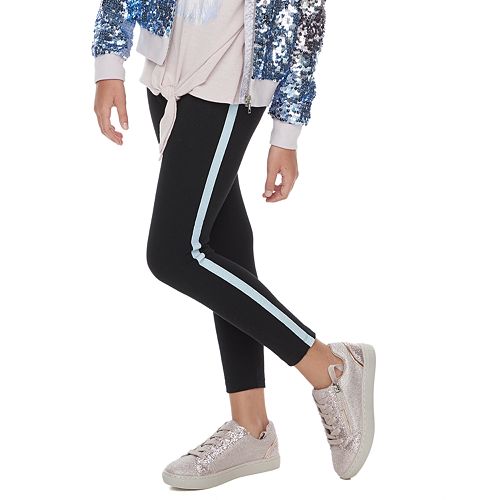 Legging Fille American Eagle – Motif Bleu Et Gris, Taille 10 (occasion Très Bon état)