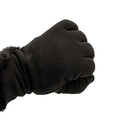 Women's isotoner SmartDRI Lined Stretch Fleece Gloves with Overlap