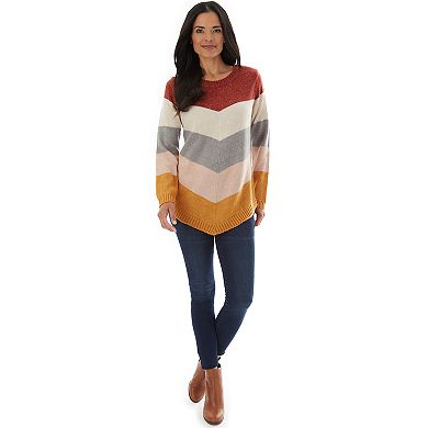 Women's Apt. 9® Sweater Pullover Mitered Hem