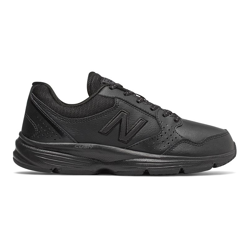 New Balance 411 V1 Womens Athletic Shoes, Size: 6 Wide, Black