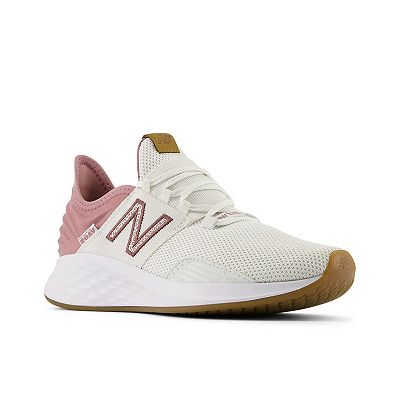 New Balance Fresh Foam Roav White and Tan Sneakers New Balance Women main image 2