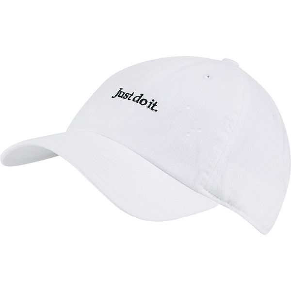 Nike Sportswear Heritage 86 Just Do It Adjustable Cap White