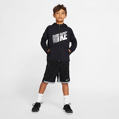Boys 8-20 Nike Dri-FIT Full-Zip Fleece Training Hoodie