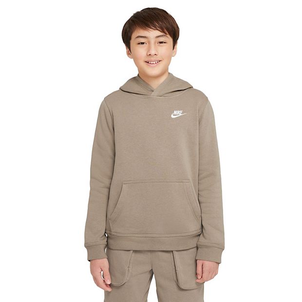  Nike Boy's NSW Pull Over Hoodie Club, Black/White