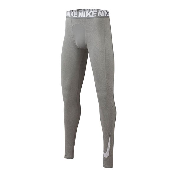 Boys' trousers Nike Pro Dri-Fit Tights - black/white, Tennis Zone