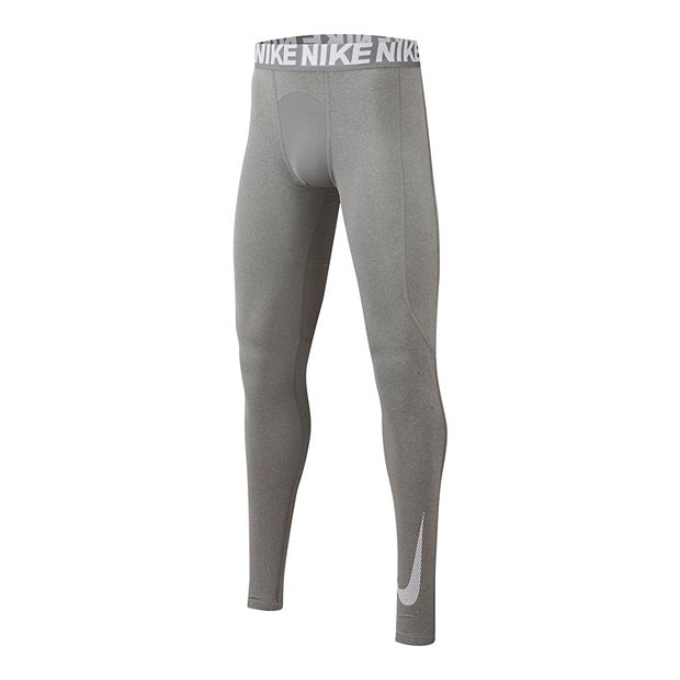  Nike Boy`s Dri-FIT Pro Tights (Black(BV3516-010)/White