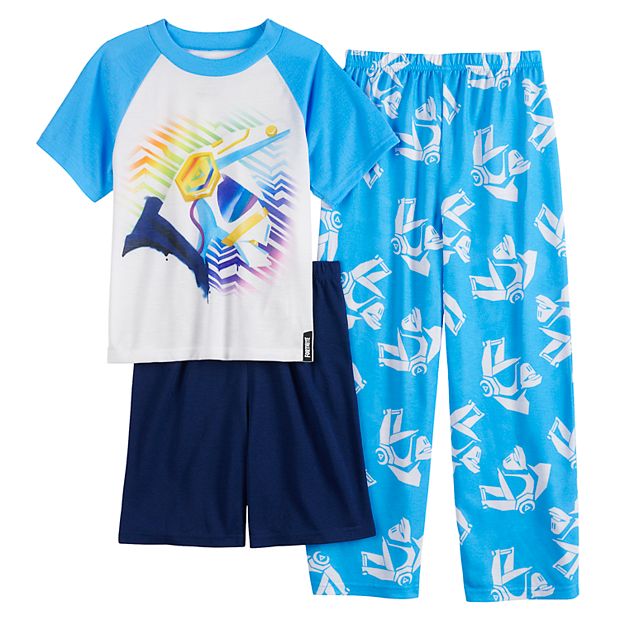 Boys 8 16 Fortnite Remix Top Shorts Pants Pajama Set