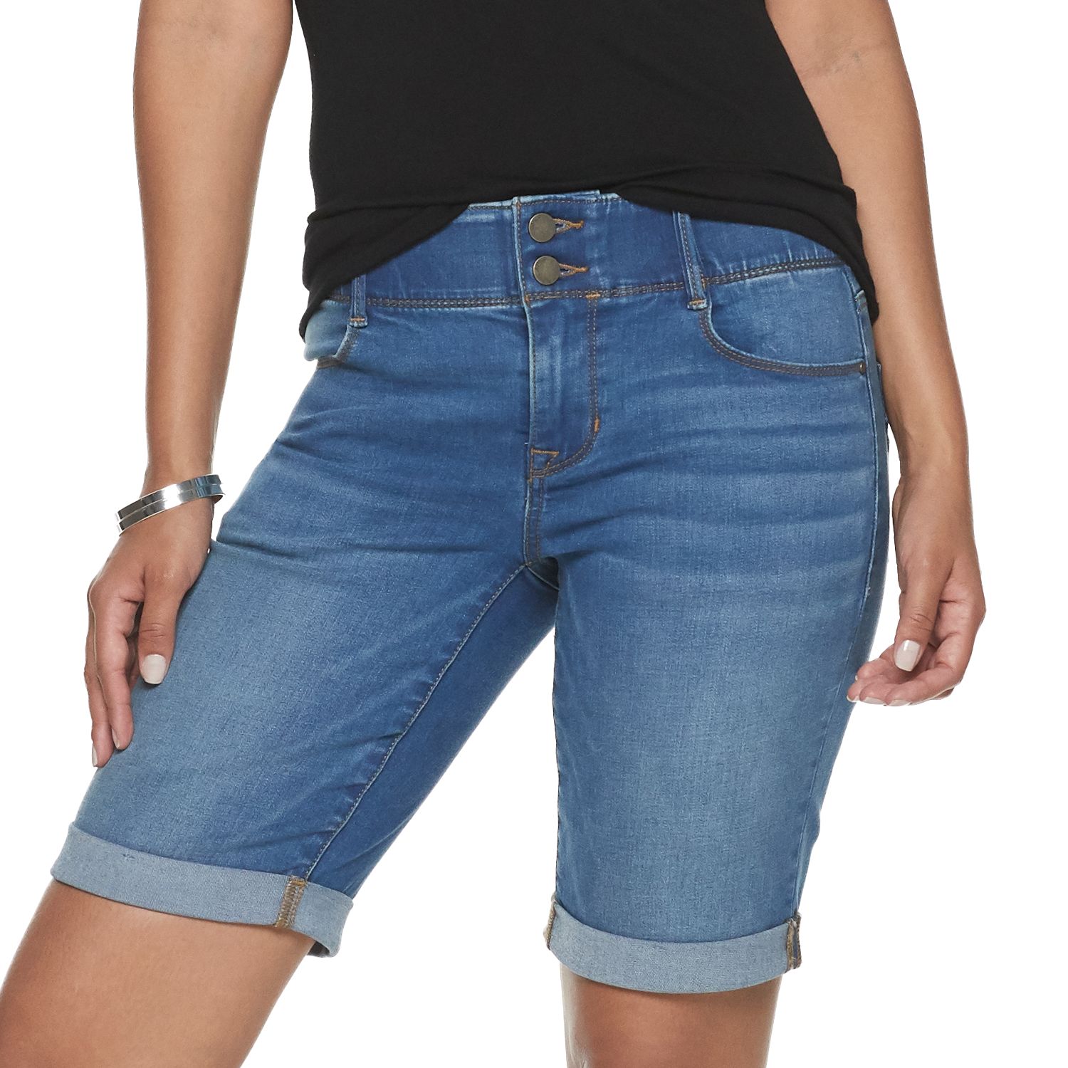 kohls tummy control jeans