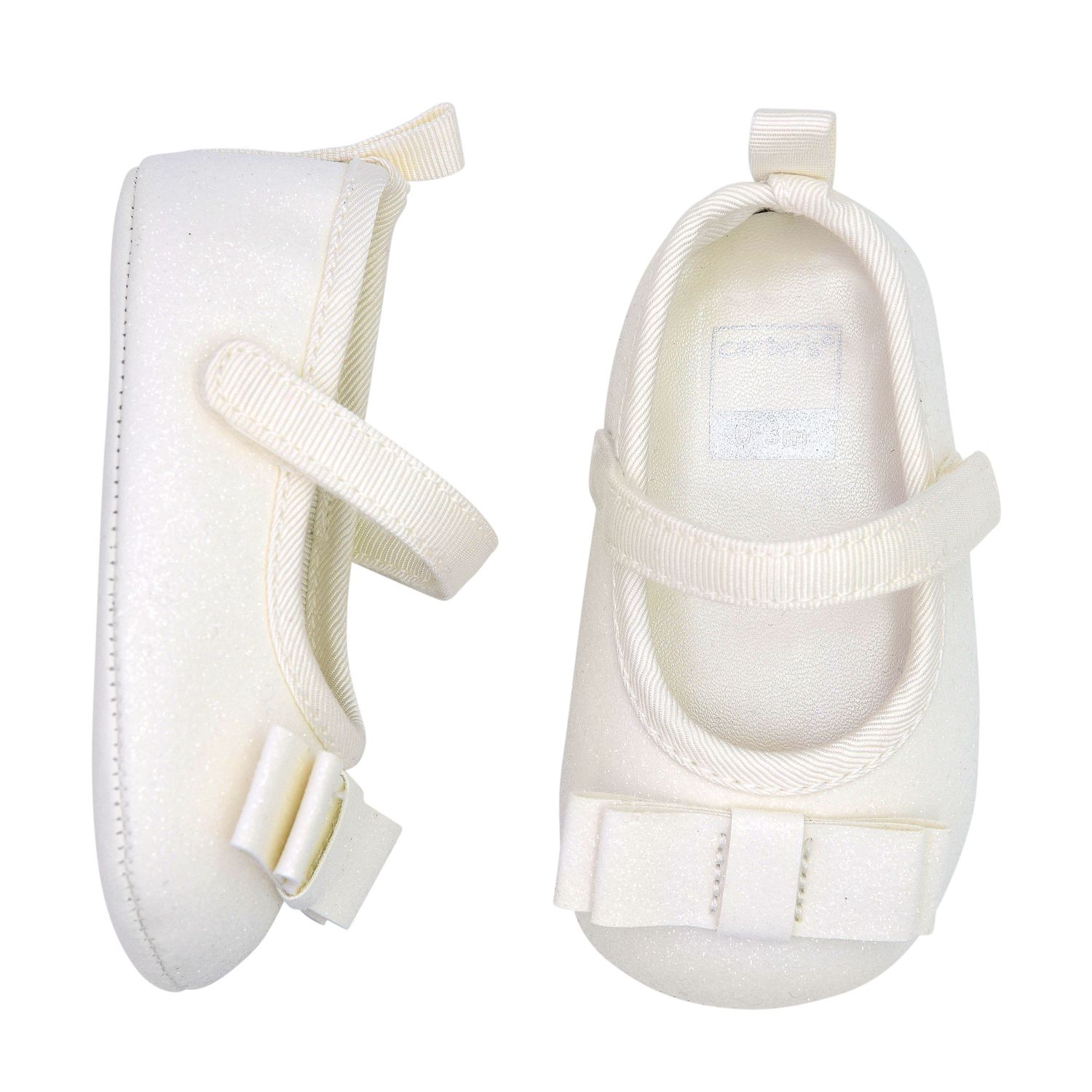 ivory baby shoes