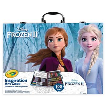 Disney's Frozen 2 Inspiration Art Case by Crayola - 100 Art & Coloring  Supplies