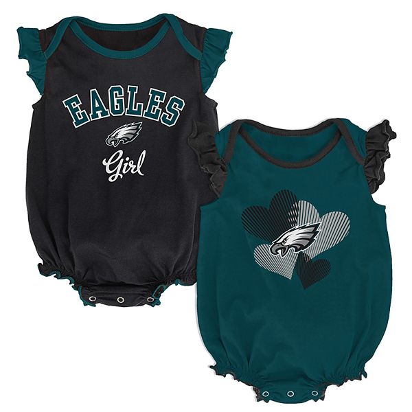 Baby Girl Philadelphia Eagles Celebration Bodysuit Set