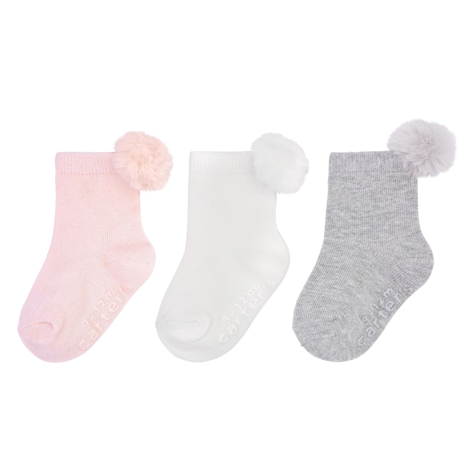 baby girl pom pom socks