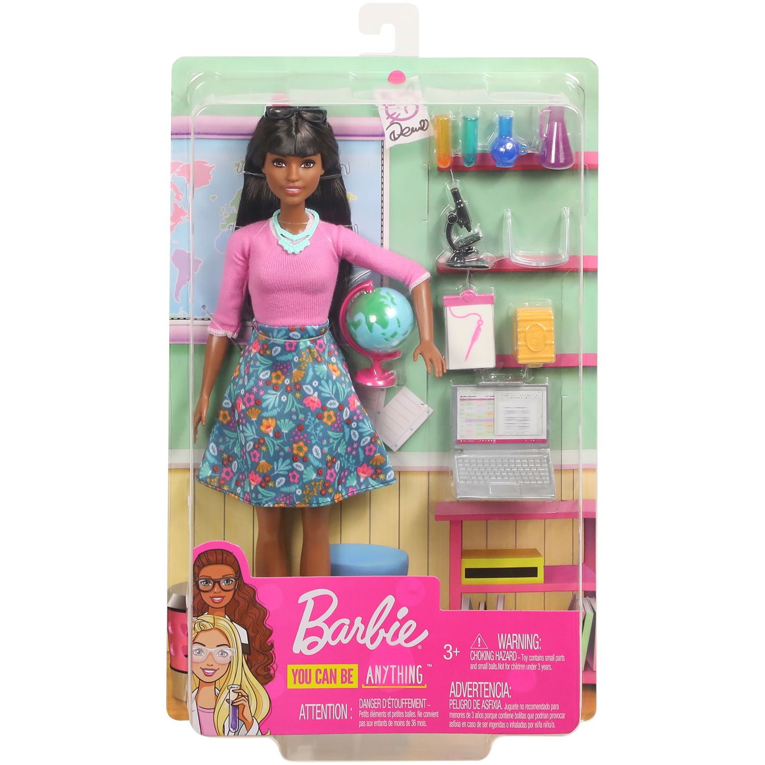 teacher barbie doll set