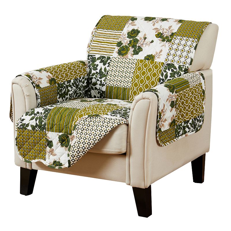 58660897 Great Bay Home Patchwork Scalloped Chair Furniture sku 58660897