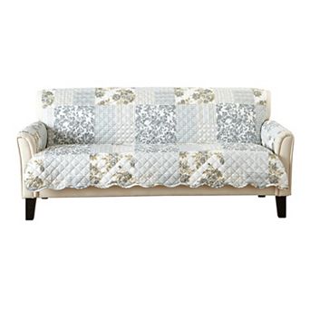 Great Bay Home Patchwork Scalloped Sofa Furniture Protector