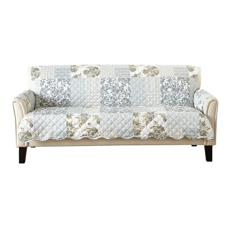 17889087 Great Bay Home Patchwork Scalloped Sofa Furniture  sku 17889087