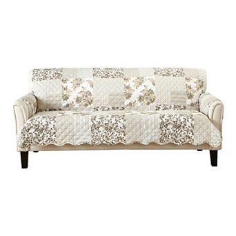 Great Bay Home Patchwork Scalloped Sofa Furniture Protector