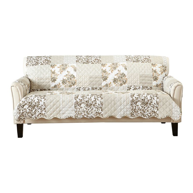 42969108 Great Bay Home Patchwork Scalloped Sofa Furniture  sku 42969108