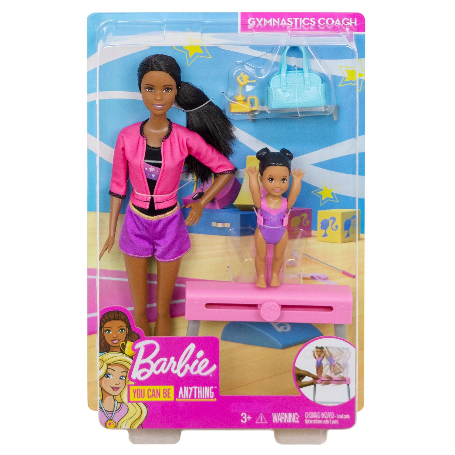 barbie gymnastics playset