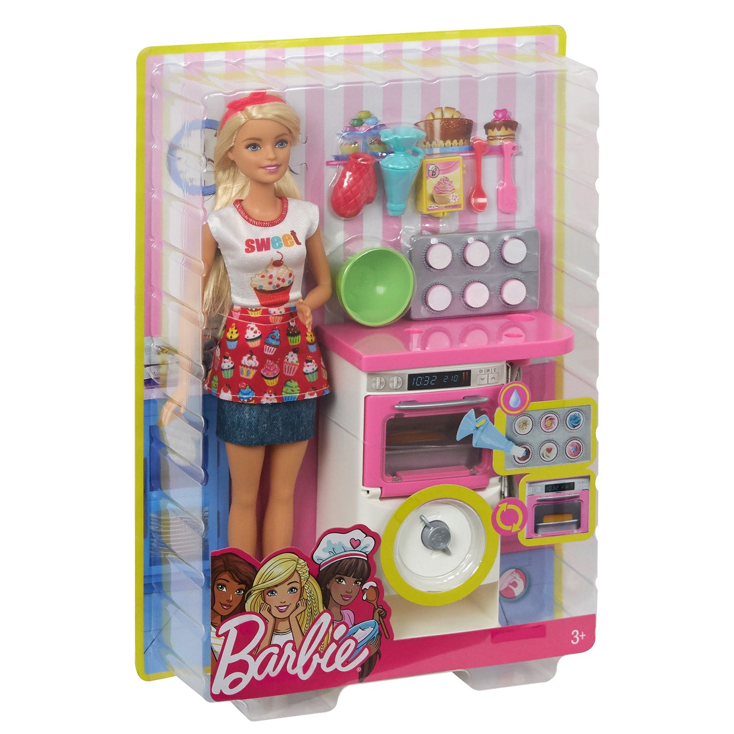 barbie oven set