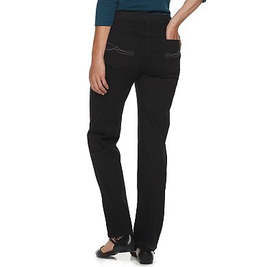 Women's Croft & Barrow® Effortless Stretch Straight-Leg Jeans