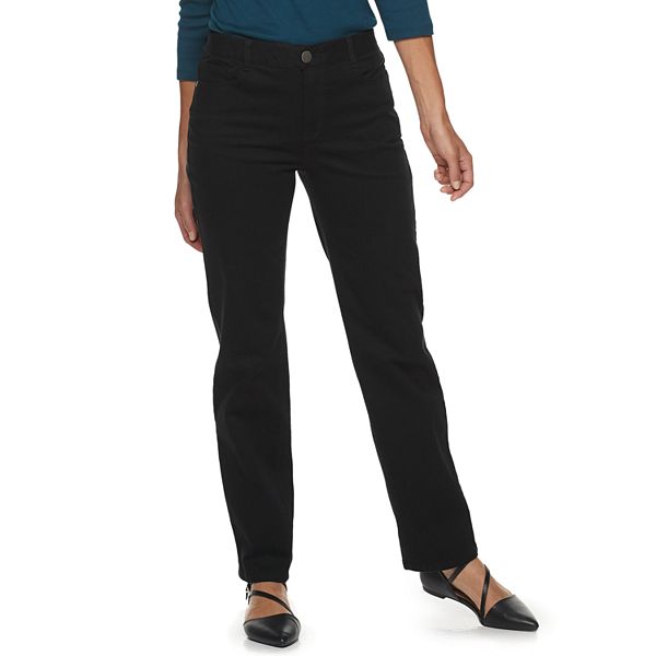 Women's Croft & Barrow® Effortless Stretch Straight-Leg Jeans