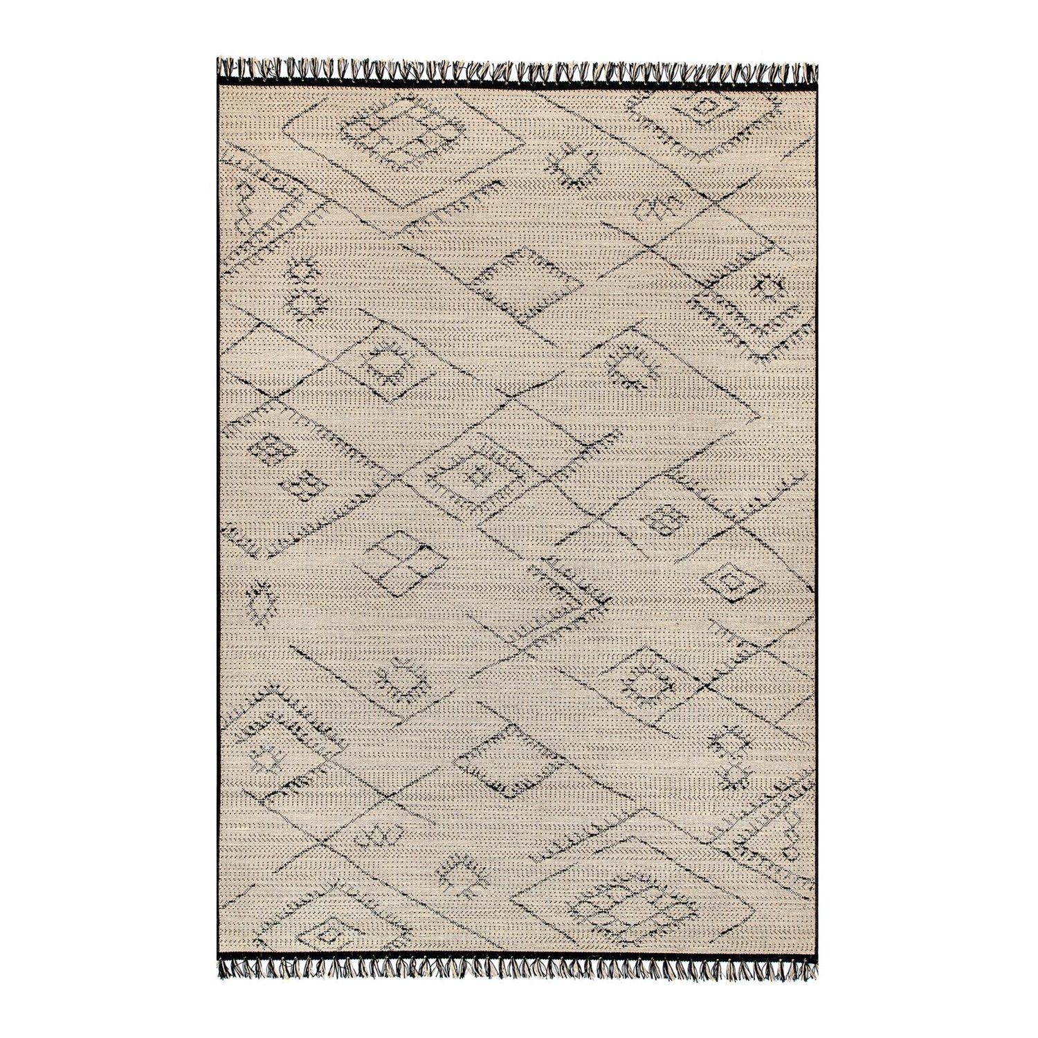 nuLOOM Nieves Moroccan Diamond Shag Runner Rug, 2' 8 x 8', Off