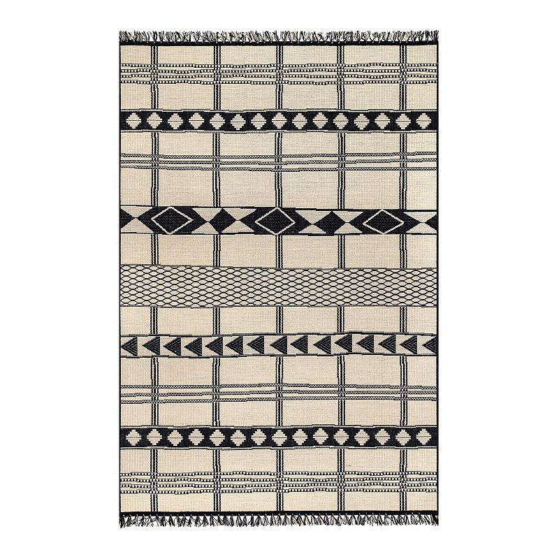 nuLOOM Modern Trellis Ramona Area Rug, Lt Beige, 9X12.5 Ft