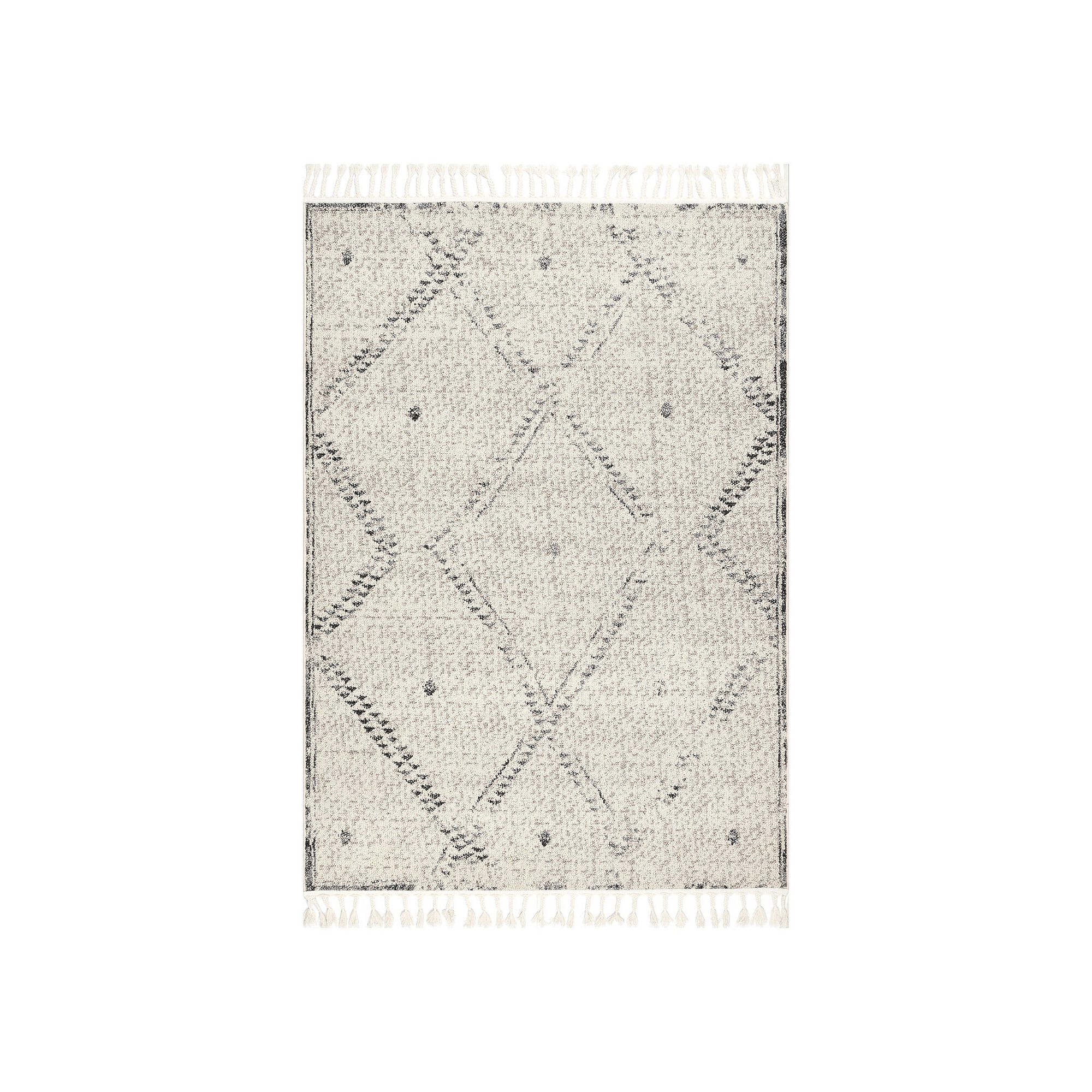 nuLOOM Camilla Moroccan Tassel Area Rug, Ivory