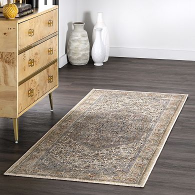 nuLOOM Traditional Carol Medallion Area Rug