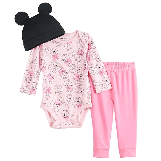 Minnie Mouse Leggings Girls Disney Minnie Mouse Cotton Leggings Age 3-8  Years - Online Character Shop