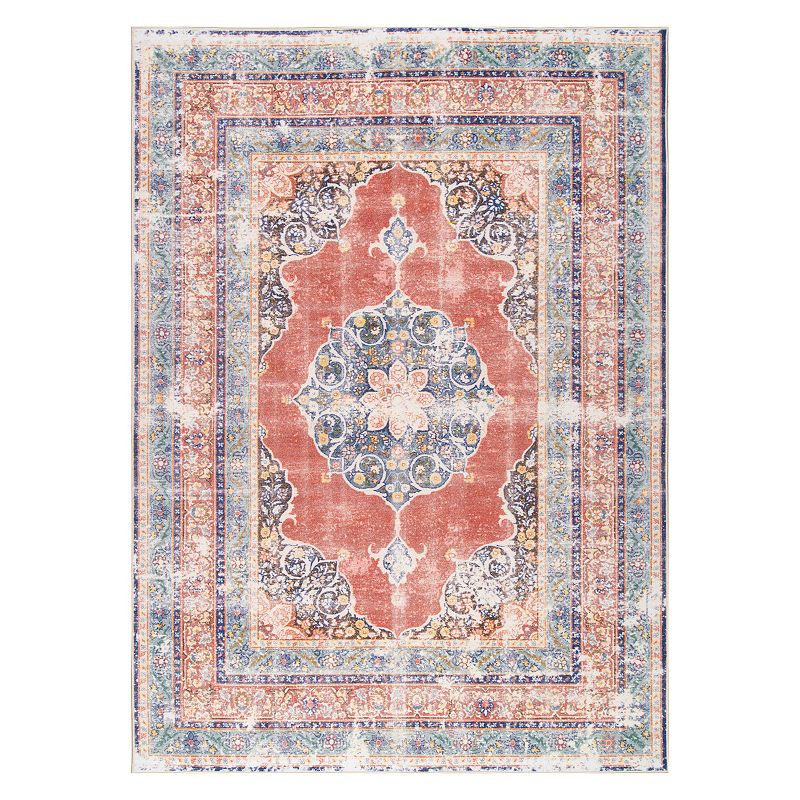 nuLOOM Vintage Madison Area Rug, Orange, 10X14 Ft