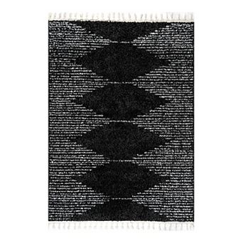 Rugs USA Bria Moroccan Diamond Tassel Rug