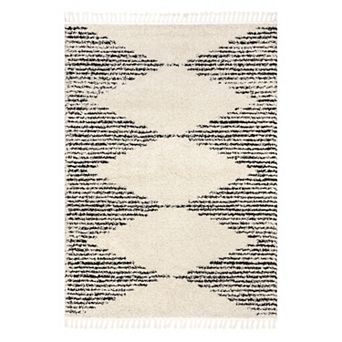 Rugs USA Bria Moroccan Diamond Tassel Rug