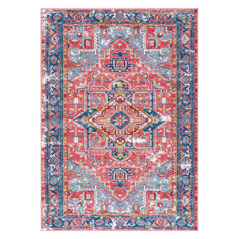 nuLOOM Vintage Sherita Area Rug, Red, 8X10 Ft