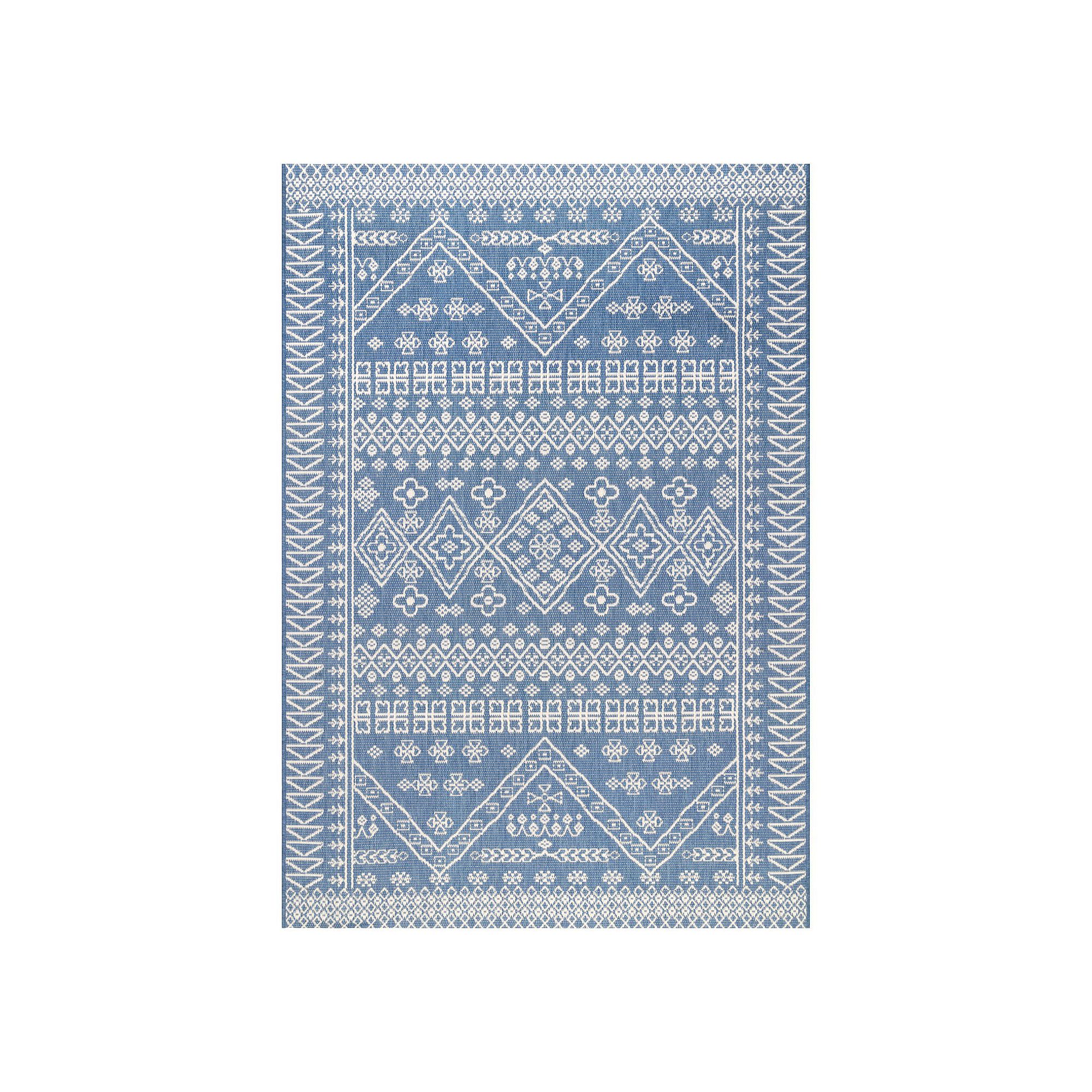 nuLOOM Kandace Outdoor Rug, Blue