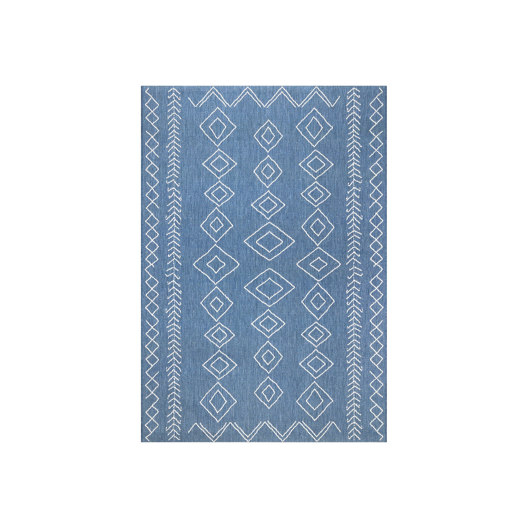 nuLOOM Serna Outdoor Rug, Blue