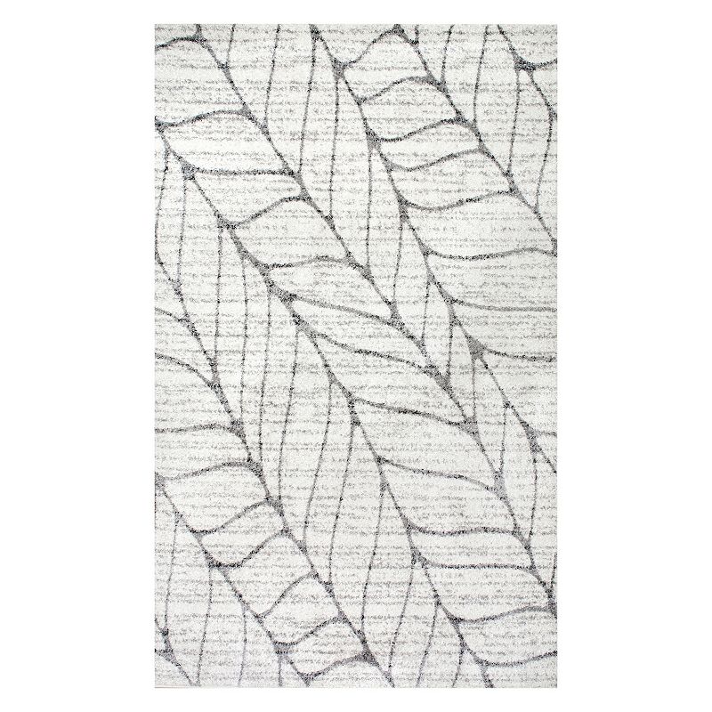 nuLOOM Boyce Rug, Light Grey, 10X14 Ft