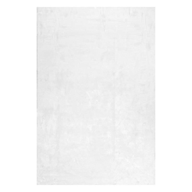 nuLOOM Cloud Shag Rug, White, 7.5X9.5 Ft