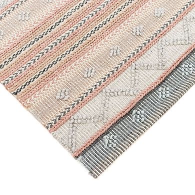 Liora Manne Cosmos Gray Gypsy Stripe Indoor/Outdoor Rug