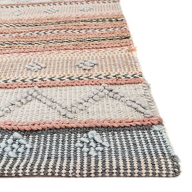 Liora Manne Cosmos Gray Gypsy Stripe Indoor/Outdoor Rug
