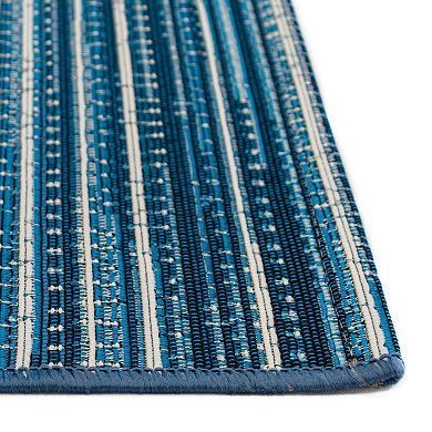 Liora Manne Marina Stripes Indoor Outdoor Rug