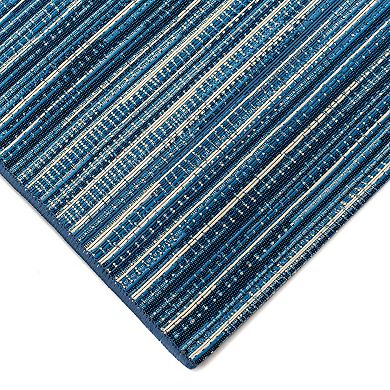 Liora Manne Marina Stripes Indoor Outdoor Rug