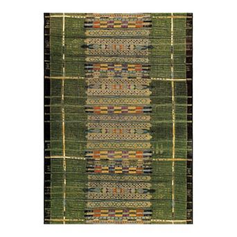 Liora Manne Marina Tribal Stripe Indoor Outdoor Rug