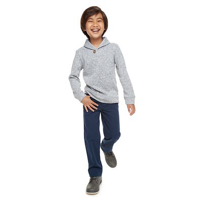 Boys 4-12 Sonoma Goods For Life® Shawl Neck Pullover