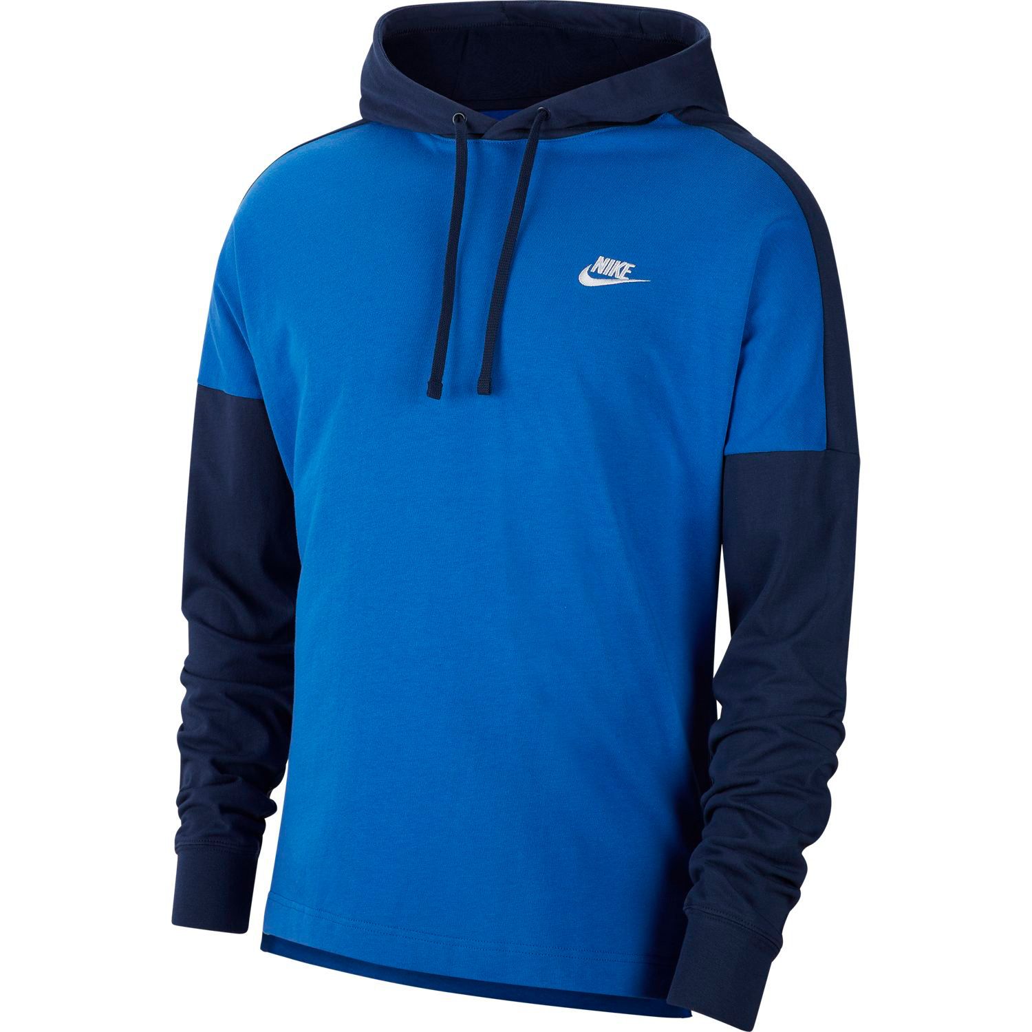 nike men's sportswear colorblock pullover hoodie