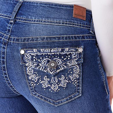 Juniors' WallFlower Luscious Curvy Bling Bootcut Jeans
